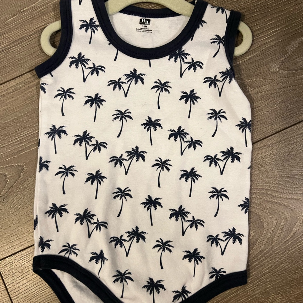 HB 18 Month Palm Tree Baby Onesie